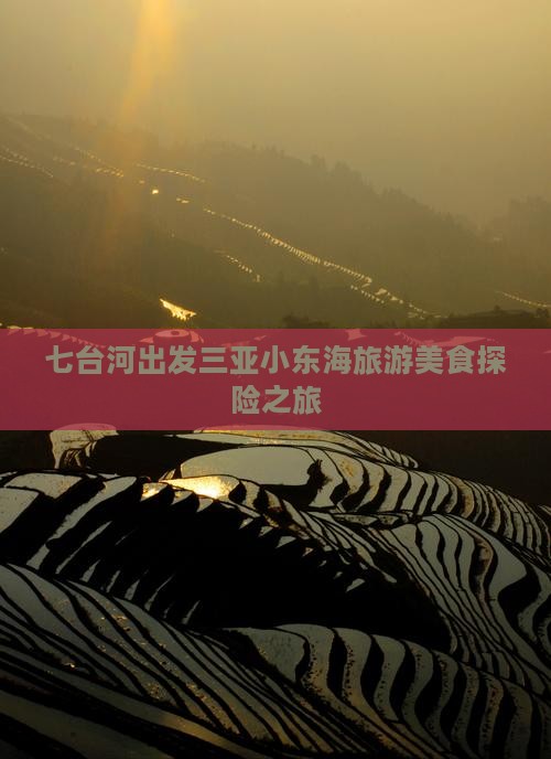 七台河出发三亚小东海旅游美食探险之旅