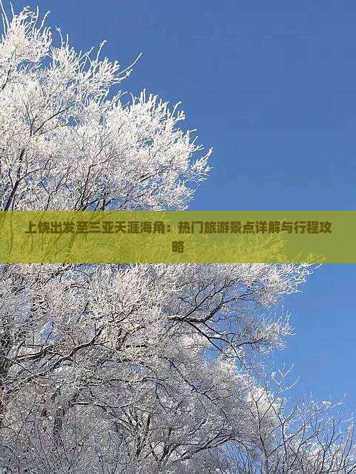上饶出发至三亚天涯海角：热门旅游景点详解与行程攻略