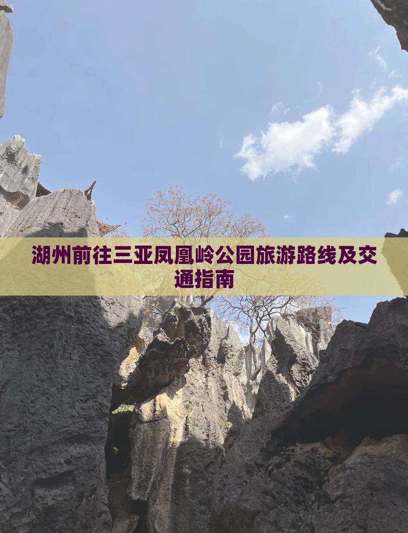 湖州前往三亚凤凰岭公园旅游