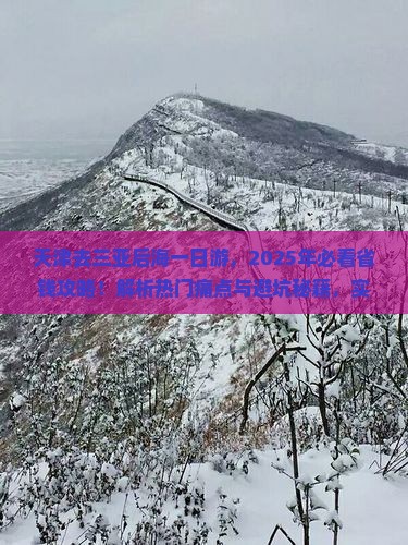 天津去三亚后海一日游
