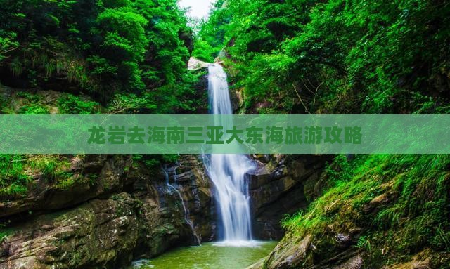 龙岩去三亚大东海攻略