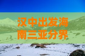 汉中出发海南三亚分界洲岛旅游专家旅行社