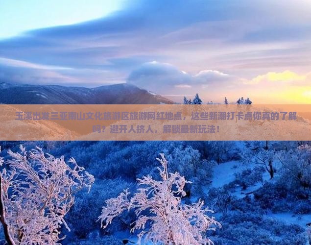玉溪出发三亚南山文化旅游区旅游网红地点