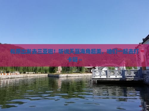 松原去三亚天涯海角大型旅游团