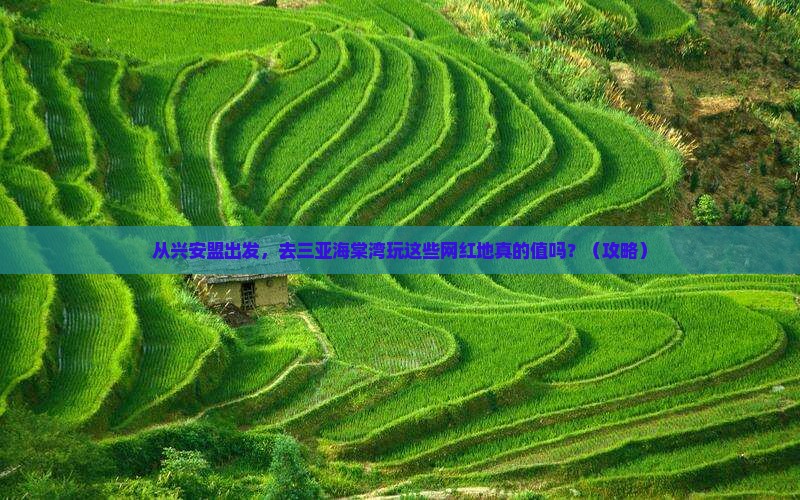 兴安盟去三亚海棠湾旅游网红地点