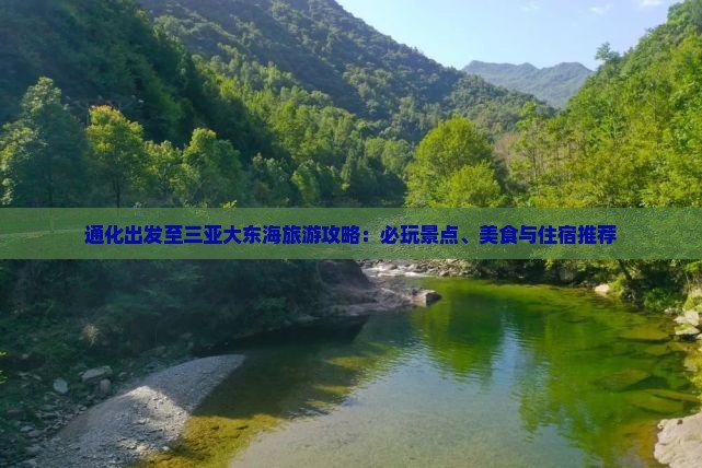 通化出发至三亚大东海旅游攻略：必玩景点、美食与住宿推荐