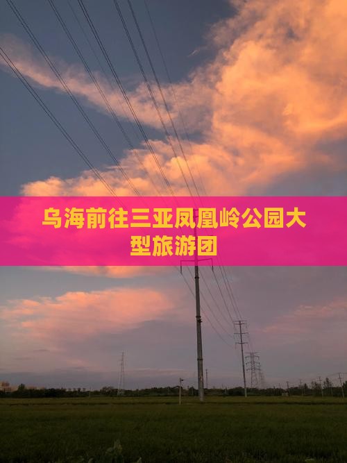 乌海前往三亚凤凰岭公园大型旅游团