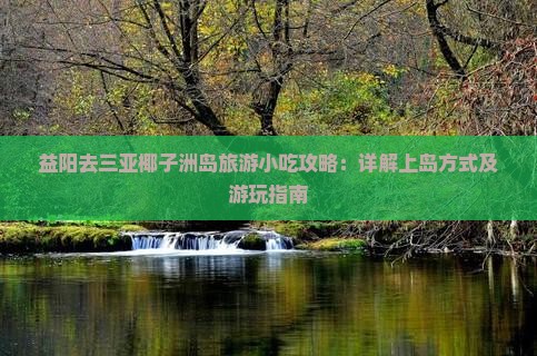益阳去三亚椰子洲岛旅游小吃攻略：详解上岛方式及游玩指南