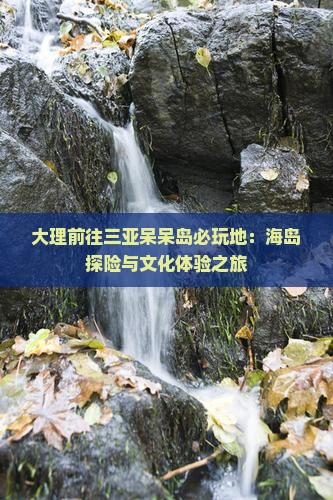 大理前往三亚呆呆岛必玩地：海岛探险与文化体验之旅