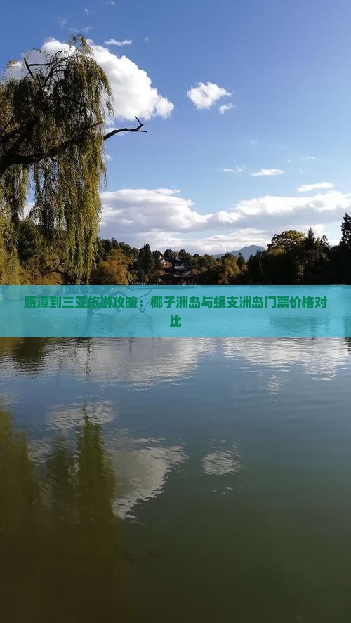 鹰潭到三亚旅游攻略：椰子洲岛与蜈支洲岛门票价格对比