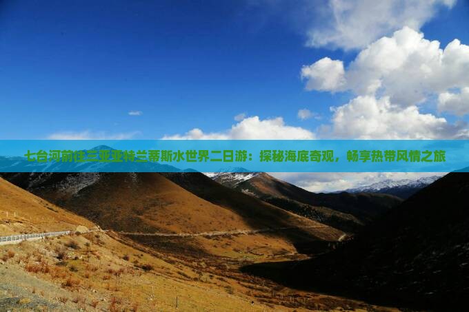 七台河前往三亚亚特兰蒂斯水世界二日游：探秘海底奇观，畅享热带风情之旅