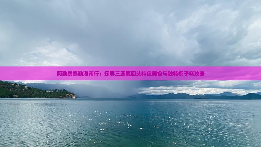 阿勒泰泰勒海南行：探寻三亚鹿回头特色美食与独特椰子糕攻略