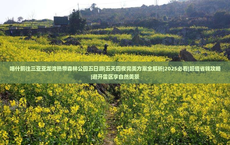 喀什前往三亚亚龙湾热带森林公园五日游