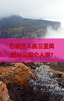 石家庄前往三亚凤凰岭公园个人游