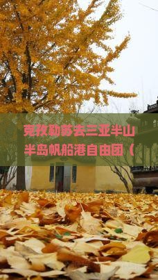 克孜勒苏去三亚半山半岛帆船港自由团
