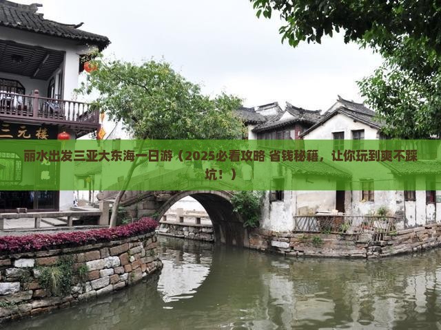 丽水出发三亚大东海一日游