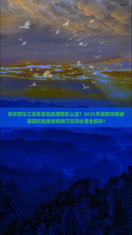安庆前往三亚呆呆岛大型旅游团