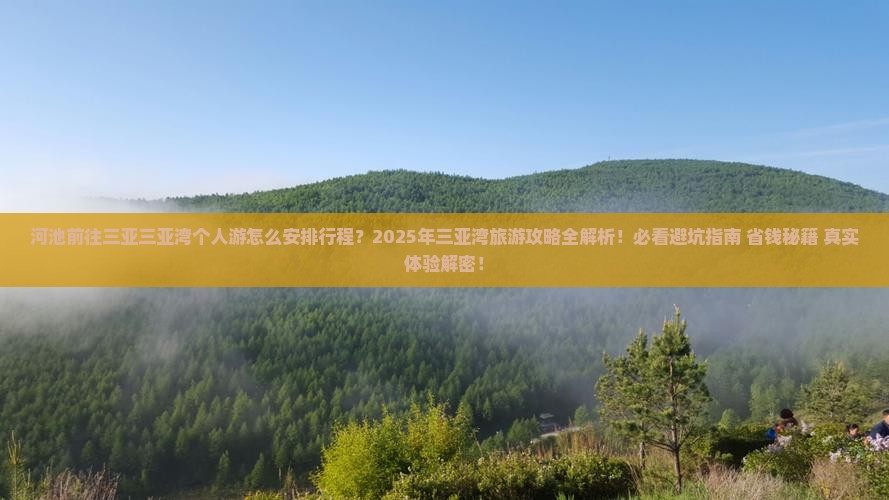河池前往三亚三亚湾个人游