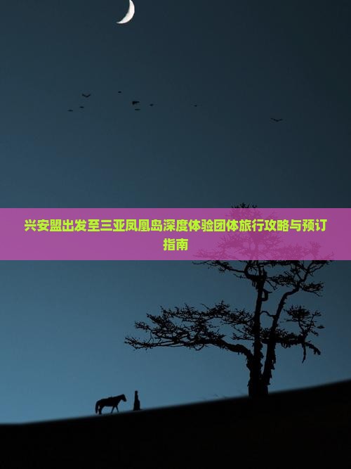兴安盟出发至三亚凤凰岛深度体验团体旅行攻略与预订指南