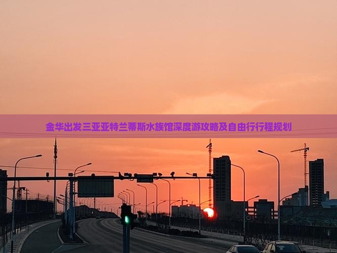 金华出发三亚亚特兰蒂斯水族馆深度游攻略及自由行行程规划