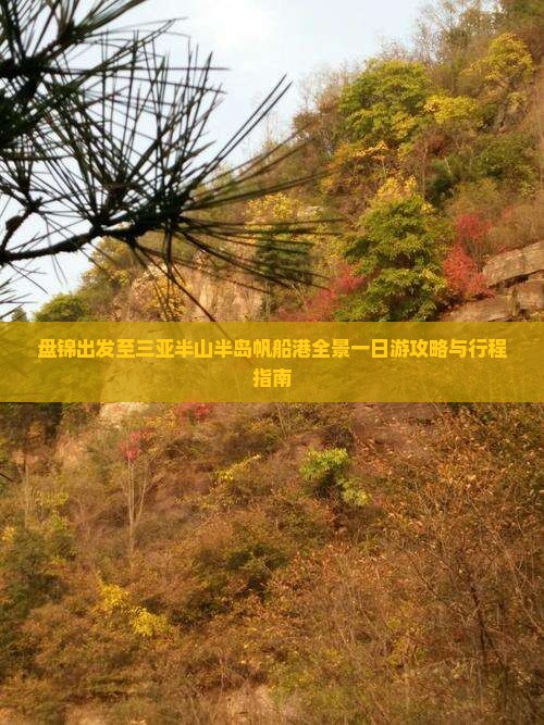 盘锦出发至三亚半山半岛帆船港全景一日游攻略与行程指南