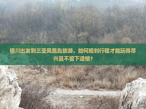 银川出发到三亚凤凰岛旅游，如何规划行程才能玩得尽兴且不留下遗憾？