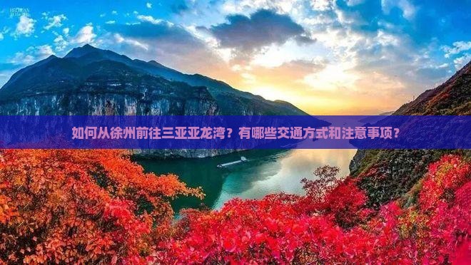 如何从徐州前往三亚亚龙湾？有哪些交通方式和注意事项？