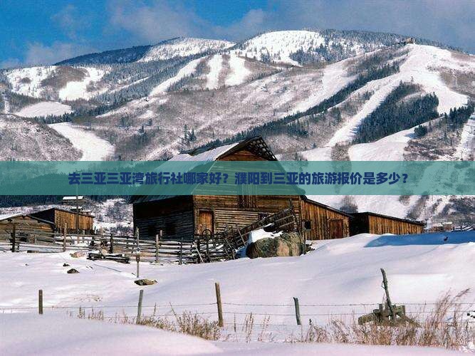 去三亚三亚湾旅行社哪家好？濮阳到三亚的旅游报价是多少？
