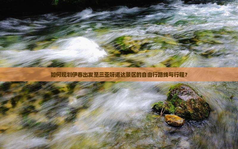 如何规划伊春出发至三亚呀诺达景区的自由行路线与行程？