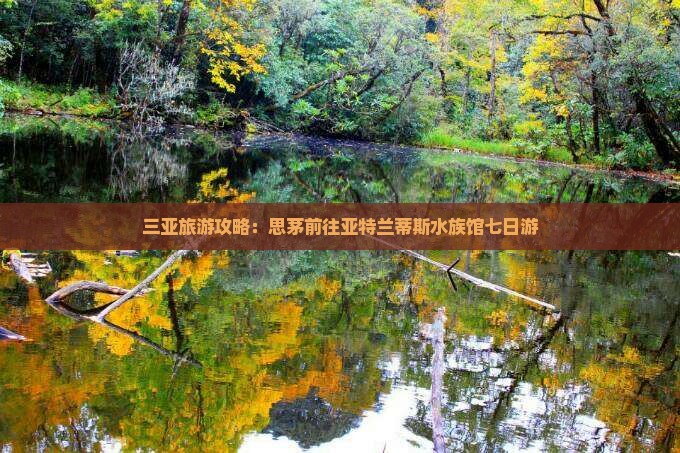 三亚旅游攻略：思茅前往亚特兰蒂斯水族馆七日游