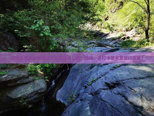 如何从恩施出发游览三亚凤凰岭公园：路线、必打卡景点及旅行攻略？
