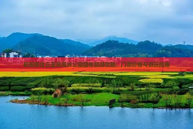 和田前往三亚凤凰岭公园团体旅游攻略：门票价格与游玩指南