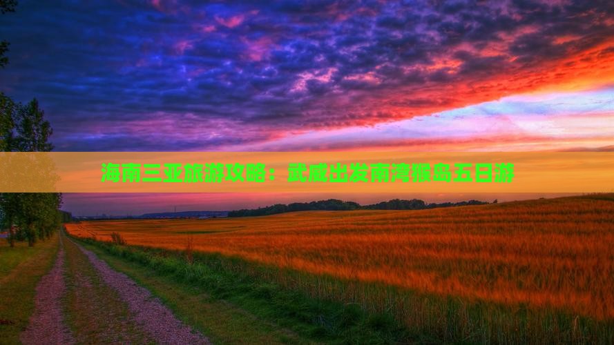 海南三亚旅游攻略：武威出发南湾猴岛五日游