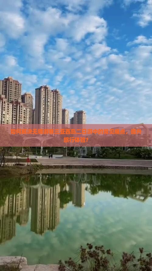 如何解决无锡游客三亚西岛二日游中的常见痛点，提升旅行体验？
