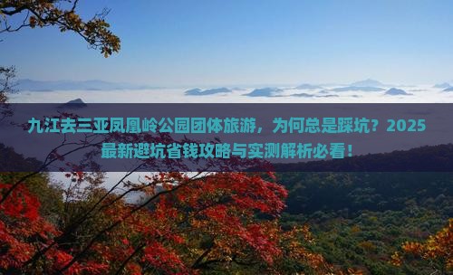九江去三亚凤凰岭公园团体旅游