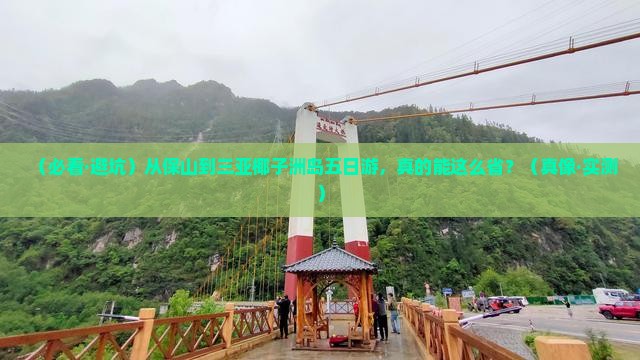 保山前往三亚椰子洲岛五日游