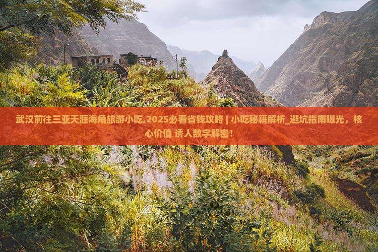 武汉前往三亚天涯海角旅游小吃