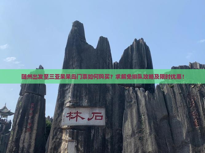 随州出发至三亚呆呆岛门票如何购买？求解免排队攻略及限时优惠！