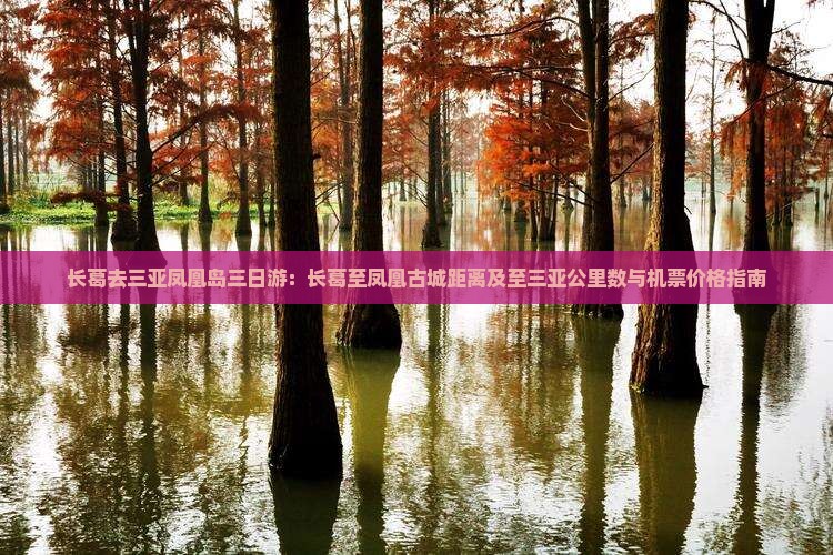 长葛去三亚凤凰岛三日游：长葛至凤凰古城距离及至三亚公里数与机票价格指南