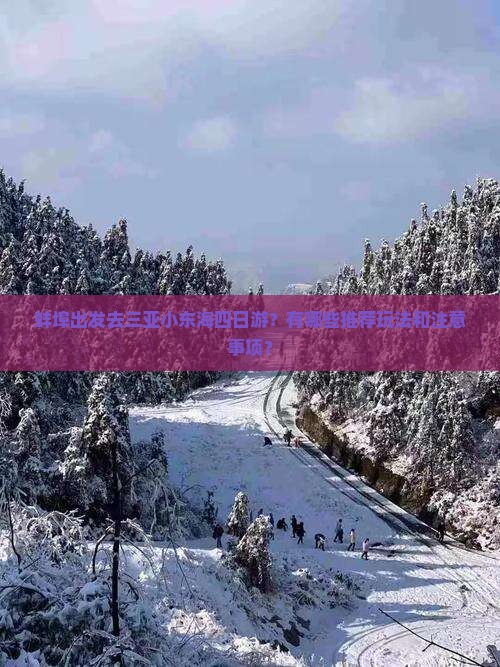 蚌埠出发去三亚小东海四日游？有哪些推荐玩法和注意事项？
