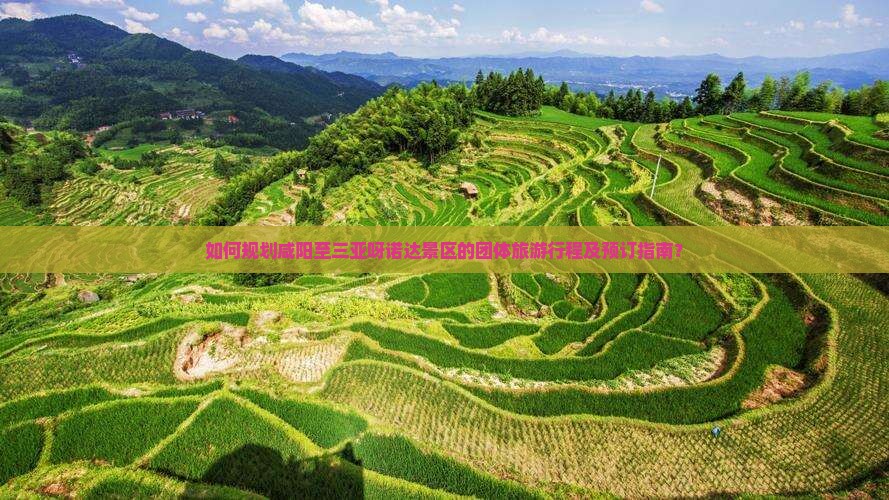 如何规划咸阳至三亚呀诺达景区的团体旅游行程及预订指南？