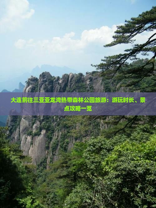 大连前往三亚亚龙湾热带森林公园旅游：游玩时长、景点攻略一览