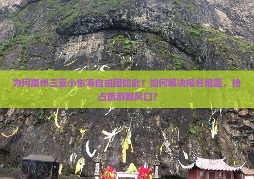 为何惠州三亚小东海自由团如此？如何解决报名难题，抢占旅游新风口？