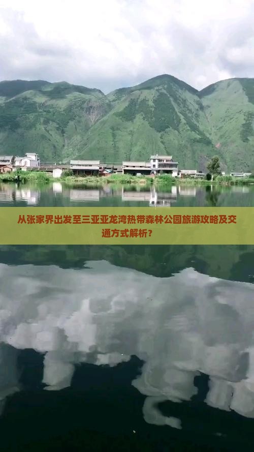 从张家界出发至三亚亚龙湾热带森林公园旅游攻略及交通方式解析？