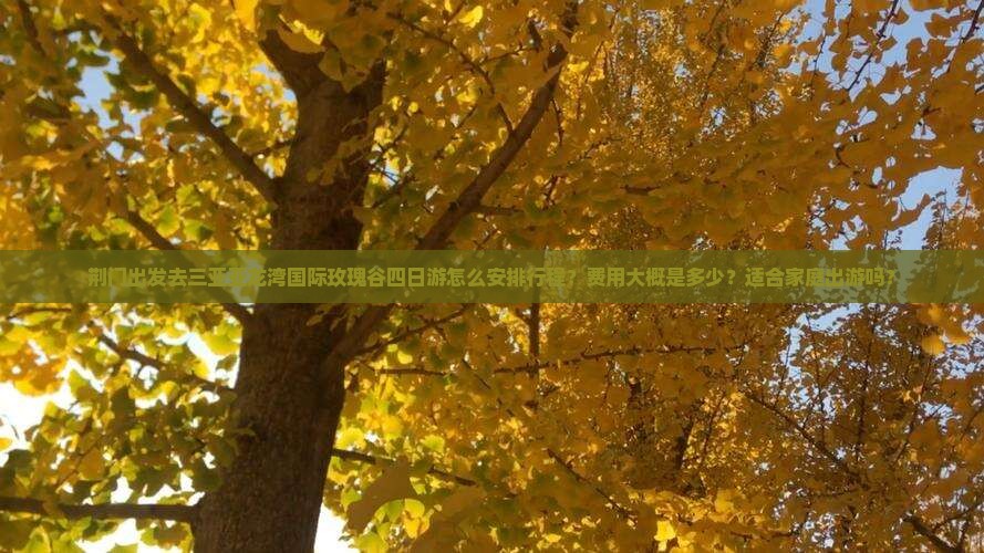 荆门出发去三亚亚龙湾国际玫瑰谷四日游怎么安排行程？费用大概是多少？适合家庭出游吗？