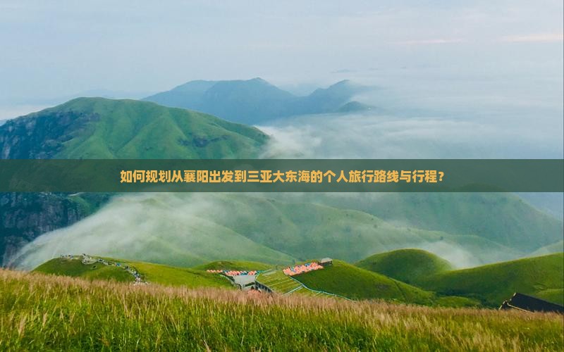 如何规划从襄阳出发到三亚大东海的个人旅行路线与行程？
