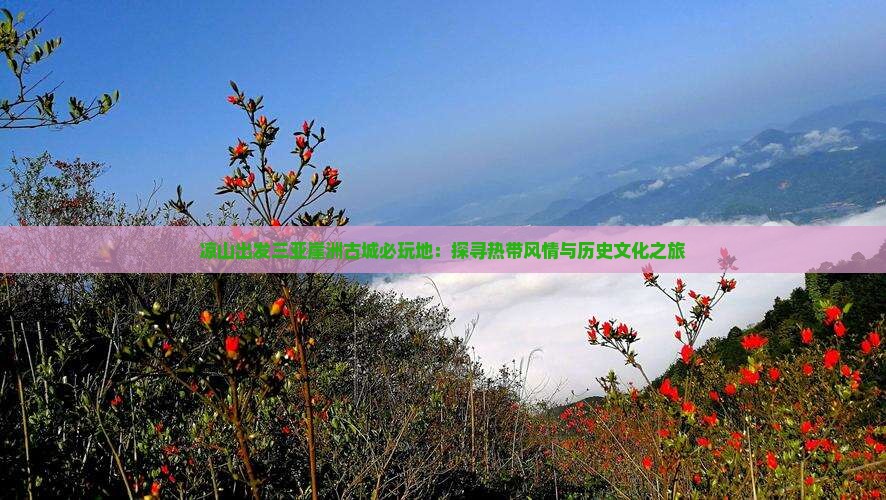 凉山出发三亚崖洲古城必玩地：探寻热带风情与历史文化之旅