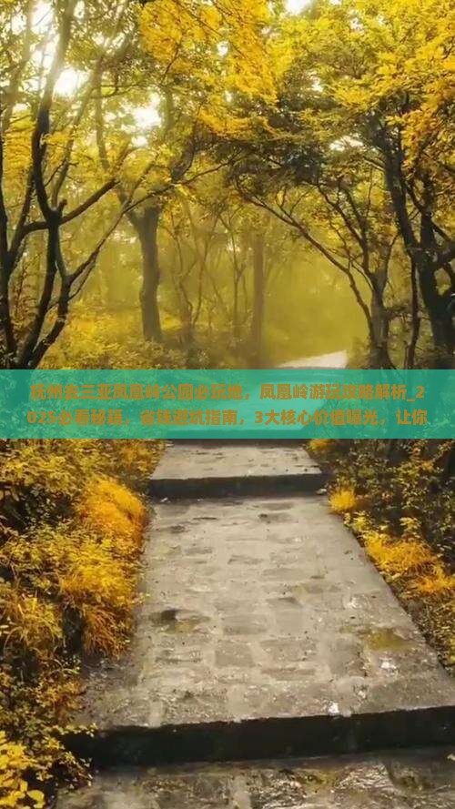 抚州去三亚凤凰岭公园必玩地