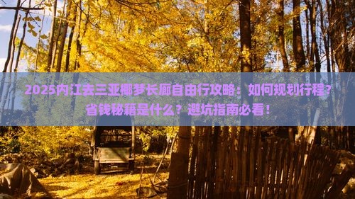内江去三亚椰梦长廊自由行