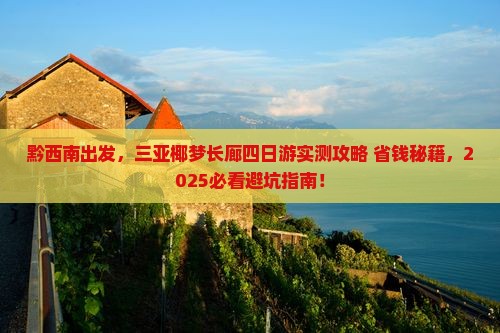 黔西南去三亚椰梦长廊四日游